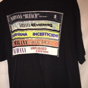Black Graphic Band Tee